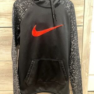 Nike Women’s Black and Red Hoodie